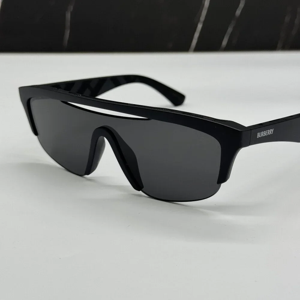 NEW BURBERRY BE4460U 3464/87 UNISEX SHIELD SUNGLASSES BURBERRY BE4460U 346487